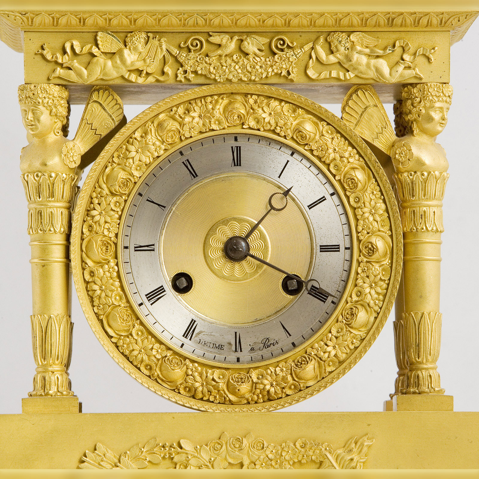 Часы "Амур - вестник любви", Франция, XIX век